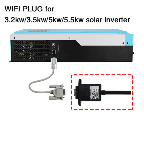 WIFI PLUG for 3.2kw/3.5kw/5kw/5.5kw solar inverter This wifi can be used for our product only ► Photo 1/6