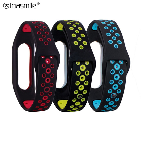 Stylish Bracelet for Xiaomi Mi Band 2 Strap Silicone Strap Mi Band 2 correa Wristbands Band Wrist Strap for Xiaomi Mi Band 2 ► Photo 1/6