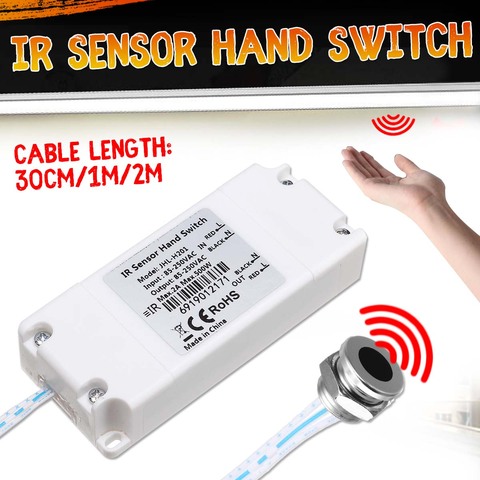 NEW IR Sensor Switch Infrared Light Switch For LED Lamps LED Strips Motion Sensor Hand Wave ► Photo 1/6