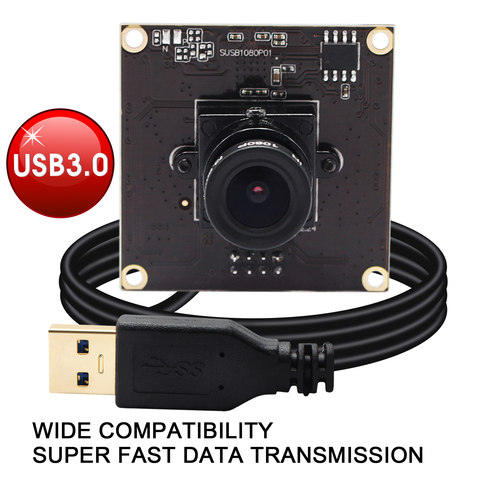 ELP Sony IMX291 USB 3.0 Webcam MJPEG YUY2 50fps 2Megapixel High Speed UVC OTG 1080P Camera Module for Android Linux Windows Mac ► Photo 1/6