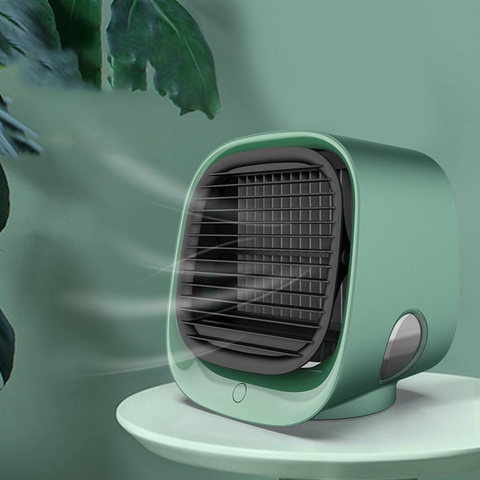 USB Mini Air Cooler Fan Air Cooling Conditioner with Night Light Portable Humidification Desktop Air Cooler Multifunction Summer ► Photo 1/6