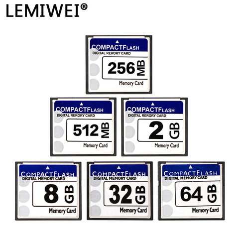 LEMIWEI Compact Flash Card 256MB 512MB 1GB 2GB 4GB 8GB 16GB 32GB 64GB Compactflash Memory Card CF Card for Camera ► Photo 1/6