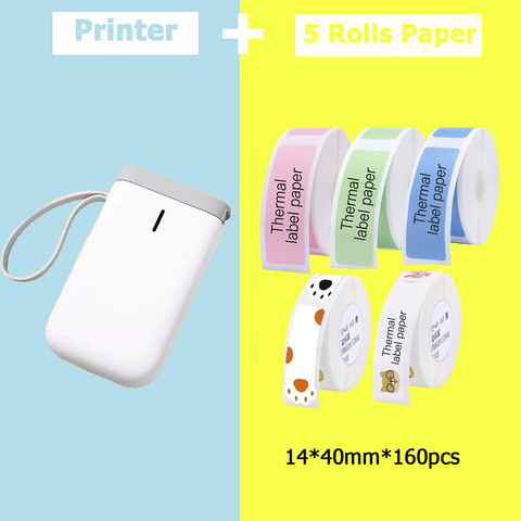 D11 Wireless Label Printer Portable Pocket Label Printer Handheld BT Connection Fast Printing for Home Office impresoras ► Photo 1/6