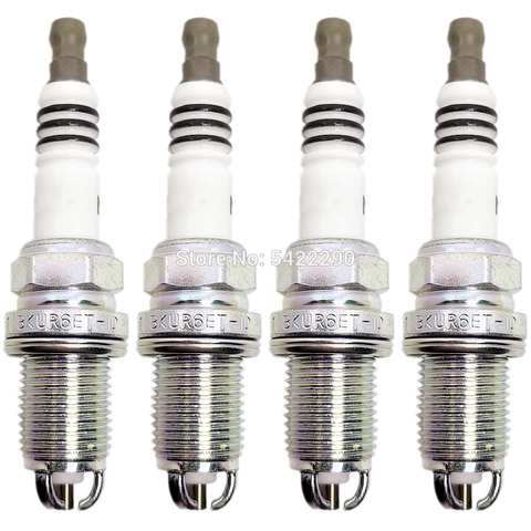 4-6pcs 101000033AA Nickel Ignition Spark Plug fit for Audi A3 A4 A6 90 100 for VW Beetle Golf Magotan BKUR6ET10 2397 101000051AA ► Photo 1/5