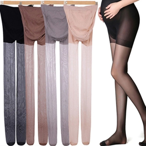 1pc Adjustable Maternity Leggings Pregnancy Clothes Maternity Pants Pregnant Women Pantyhose Silk Stockings Maternity Clothes ► Photo 1/6