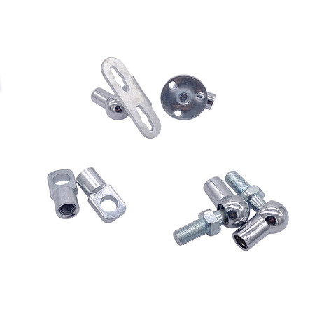 1pair M8 gas spring connector socket accessories fixed head of support rod steel gas support ► Photo 1/5