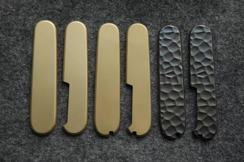 1 Pair DIY Brass Handle Scale for 91mm Victorinox Swiss Army Knife EDC Mod ► Photo 1/4