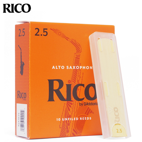 USA Original D’Addario RICO orange box reeds Eb alto Bb soprano tenor barione saxphone reed Bb clarinet bass clarinet classic ► Photo 1/6