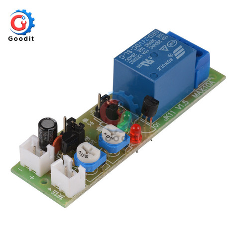 Adjustable Cycle Timer Delay On/Off Switch Power Supply Relay Module DC 5V 12V 24V Timer Relay Module with Cable ► Photo 1/6