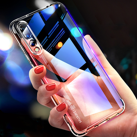 Oppselve Luxury Clear Silicone Soft TPU Case For Huawei P30 Pro P20 Lite P Smart Plus 2022 P40 Honor 8x Max 8S 8 Mate 10 20 Pro ► Photo 1/6