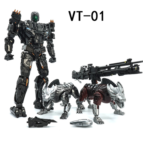 VT-01 VT01 Kill Lockdown Transformation With Two Dogs Alloy Metal KO VS UT R01 Deformation Action Figure Robot VISUAL Toys ► Photo 1/6