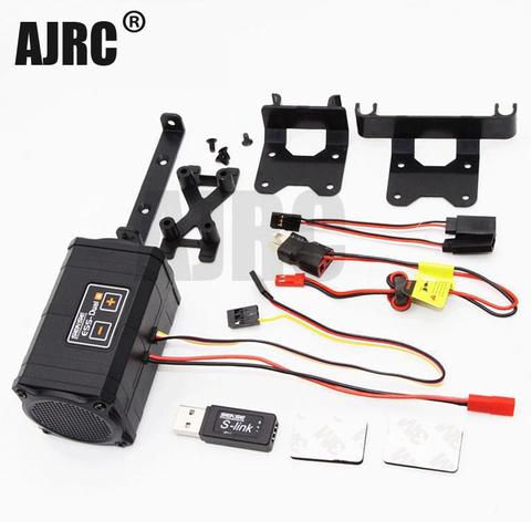 AJRC Ess-dual dual dual horn simulation sound group engine sound with bracket trx-4 trx6 scx10 d90 axial engine sound simulator ► Photo 1/6