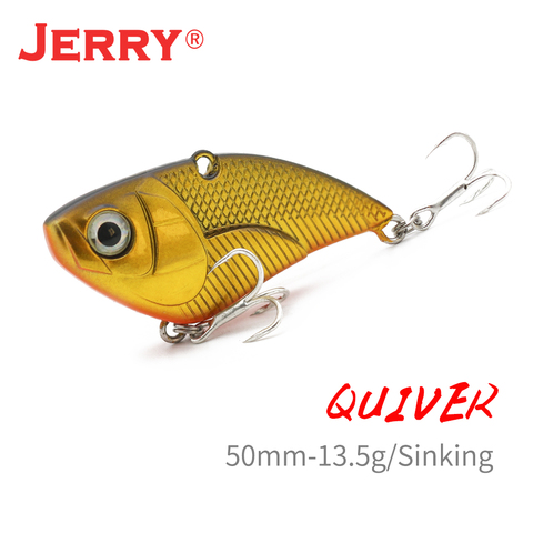 Jerry Quiver 1pc VIB sinking crank bait vibration wobblers trout bass pike hard bait shore fishing lures all depth tackle ► Photo 1/6