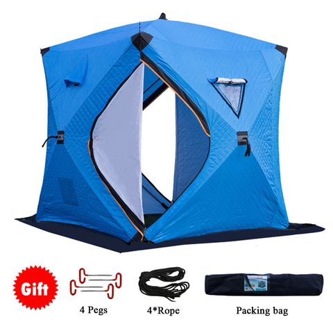 Portable Ice Fishing Shelter Easy Set-up Winter Fishing Tent Ice Fishing Tent  Waterproof &  Windproof Fishing Camping Tent ► Photo 1/6