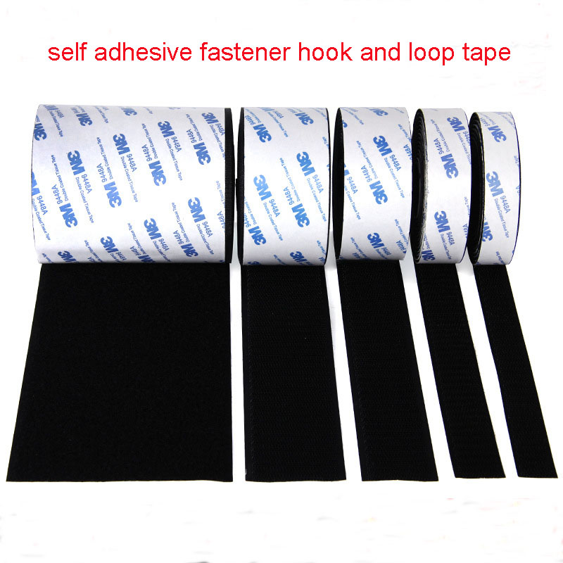 5M/Pair Strong Self Adhesive Hook and Loop Fastener Tape Nylon Sticker  Adhesive Hook Loop Tape DIY Craft Accessories 16-110mm