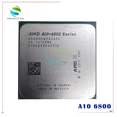 AMD A-Series A10-6800K A10 6800 A10 6800K A10 6800B 4.1Ghz 100W Quad-Core CPU Processor AD680KWOA44HL/AD680BWOA44HL Socket FM2 ► Photo 1/1