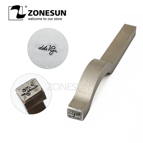 ZONESUN Alphatbet Custom Steel Stamp Mold Punch Marking Tool Embossing Metal Jewelry Stamping Ring Bracelet Necklace Buckle ► Photo 1/5