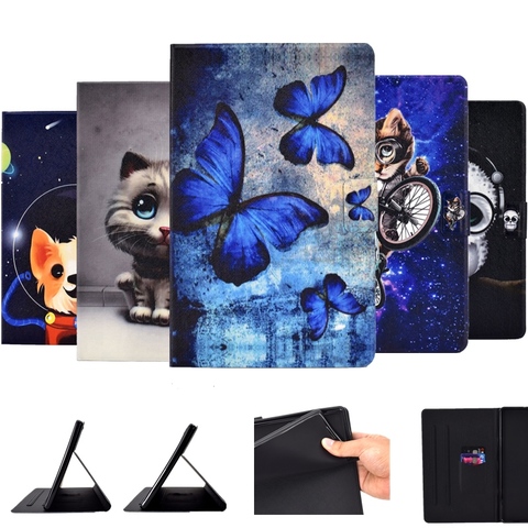 Funda Tablet Case For Samsung galaxy Tab A 10.5 2022 SM-T590 T595 T597 Cover PU Leather Flip Book Stand Protection Cases+film ► Photo 1/6
