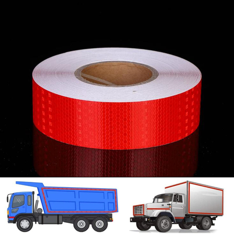 5cmx10m/Roll Safety Mark Reflective Sticker Car Styling Self Adhesive Warning Tape ► Photo 1/6