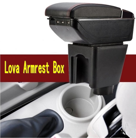 For Chevrolet Aveo T200 / T250 Armrest Box Center Console Storage Cup Arm Rest ► Photo 1/6
