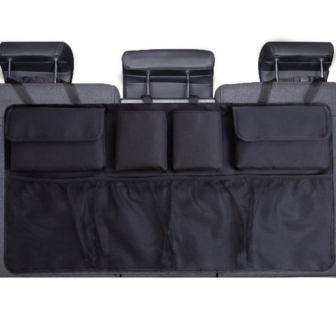 Car Trunk Organizer Adjustable Backseat Storage Bag Net High Capacity Multi-use Oxford Automobile Seat Back Organizers Universal ► Photo 1/6