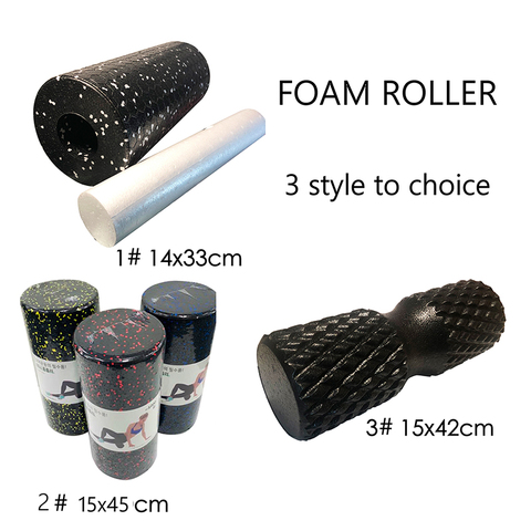 3 Size Fitness Yoga Massage Roller EPP High Density Muscle Foam Roller for Stretching, Physical Therapy, Deep Tissue ► Photo 1/6