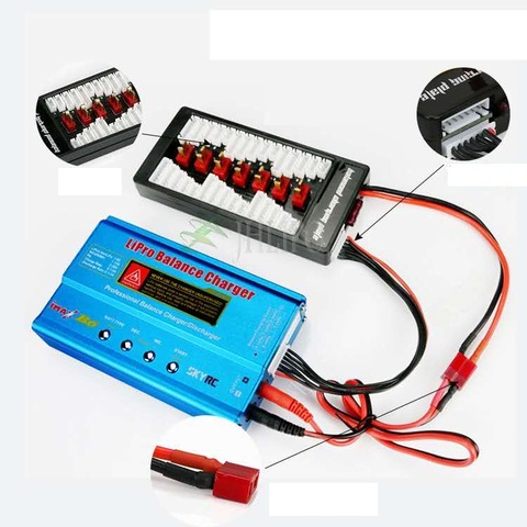 iMAX B6 80W XT60 LiPo Battery Balance Charger + B6AC Lipo Charging XT60 Adaptor Board 2-6S For RC Battery ► Photo 1/5