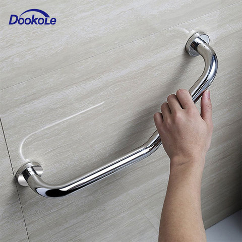 Bathroom Shower Angled Grab Bar Safety Rail, Bathtub Grip Toilet Handrail Arm Safe-Grip Bar for Elderly Helping ► Photo 1/6