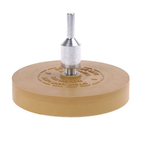 Rubber eraser wheel pad with drill adapter 88mm Polishing Wheel 1/4