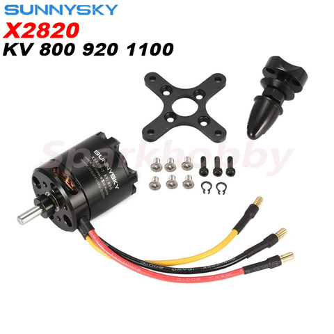 1PC Original SUNNYSKY X2820 KV800 KV920 KV1100 External Rotor Brushless Motor for RC Airplane Fixed-wing Aircraft Drone ► Photo 1/6