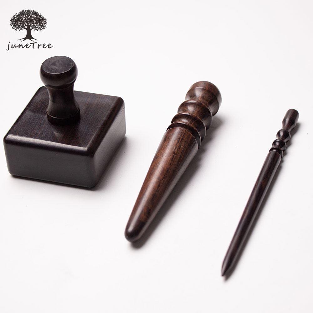 Junetree Wood Polish Leather Edge Slicker Craft Burnisher Workshop DIY Tool Handmade Carving Embossing Leather Craft ► Photo 1/3