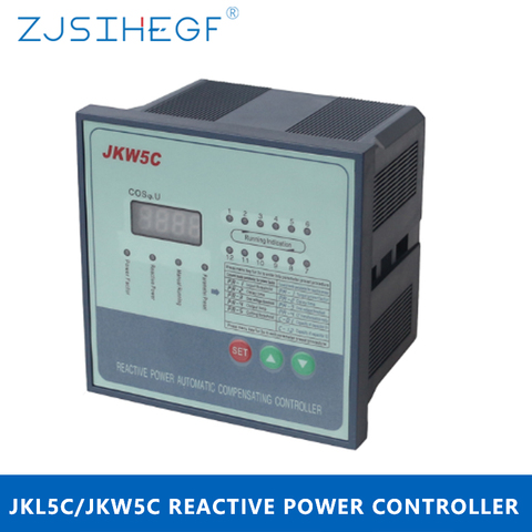 JKW5C/JKL5C 380V 4/6/8/10/12 Steps Reactive Power Factor Controller Automatic Compensation for Power Capacitor Bank ► Photo 1/1