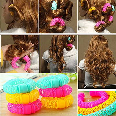 8/5 Pcs Magic Curler Hair Rollers Curls Roller Lucky Donuts Curly Hair Styling Make Up Tools Accessories For Woman Lady ► Photo 1/4