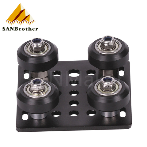 1set 3D Printer parts Openbuilds V gantry plat set special slide plate pulley for 2022 /2040 V-slot aluminum profiles wheels ► Photo 1/5