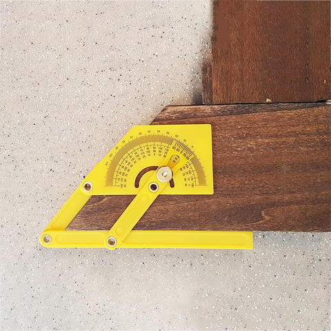 0-180° Protractor Goniometer Inclinometer Woodworking Carpentry Angle Ruler Measurement Tool Angle Level Gauge Angle Finder ► Photo 1/6