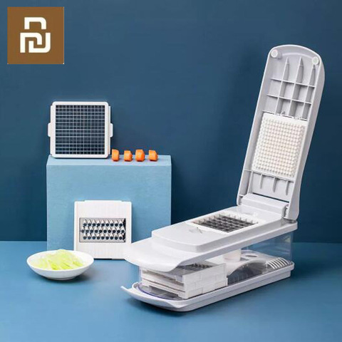 Xiaomi Jordan&Judy 6 In 1 Multi-function Vegetable Slicer Cutter Fruit Melon Peeler Manual Vegetable Chopper Kitchen Gadgets ► Photo 1/6