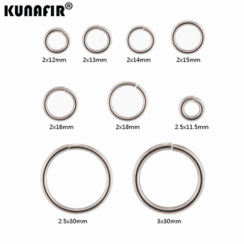 2.0mm-3.0mm Steel wire stainless steel jump rings 200pcs -1000pcs DIY accessories necklace chains parts ► Photo 1/1