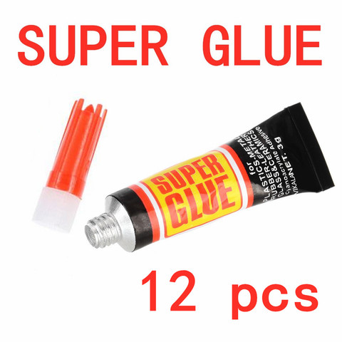 12pcs Multi Purpose Super Glue Surface Insensitive Liquid Strong Adhesive Fast Instant Glue DIY Home Silicone Sealant Quick Dry ► Photo 1/6