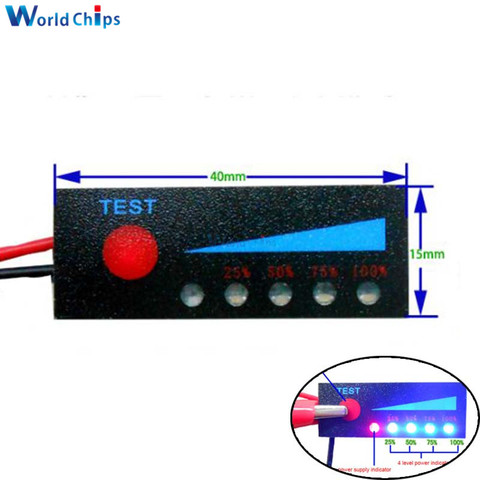 BMS 1S 2S 3S 4S 5S 6S 7S Lithium Battery Capacity Indicator LED Light Display Battery Tester Charging Accessary ► Photo 1/2