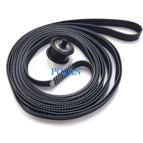 C6072-60198 Fit for Designjet 1050C 1055CM Carriage drive belt with pulley Free Shipping NEW POJAN ► Photo 1/2