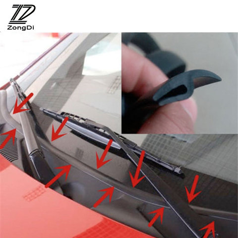 Car Front Windshield Panel Ageing Rubber Seal Strip Sticker for Ford Focus 2 Mk2 Mk3 Mk1 Fiesta Mk7 Ranger Mondeo Mk4 Kuga 2022 ► Photo 1/6