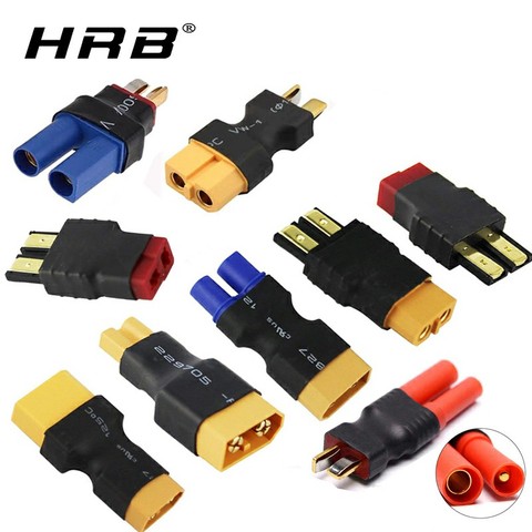 Amass connector XT60 to EC5 TRX XT90 EC3 T Deans XT30U Female Male Converter 4.0mm Banana Plug RC Lipo Battery Control Parts DIY ► Photo 1/6