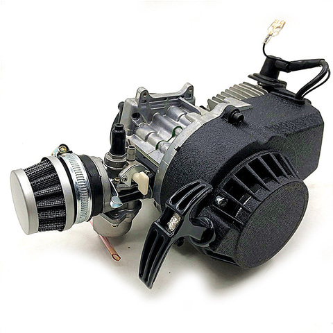 2 Stroke 49cc Pull Start Engine 25H Sprocket Motor Transmission Engine  Air Filter Mini Pocket Pit Quad Dirt Bike ATV 4 Wheel ► Photo 1/5