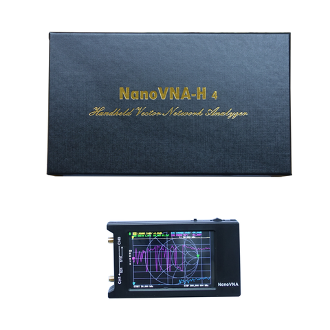 NanoVNA-H4 H 4 inch Vector Network Analyzer 1950mAh battery Original Hugen Touchscreen HF VHF UHF Antenna Analyzer ► Photo 1/6
