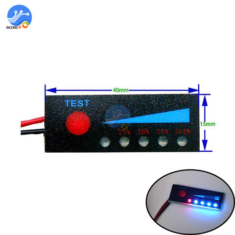 BMS 1S 2S 3S 4S 5S 6S 7S Lithium Lifepo4 Battery Capacity Indicator LED Display Capacity Test for Power Bank Electric Drill DIY ► Photo 1/1