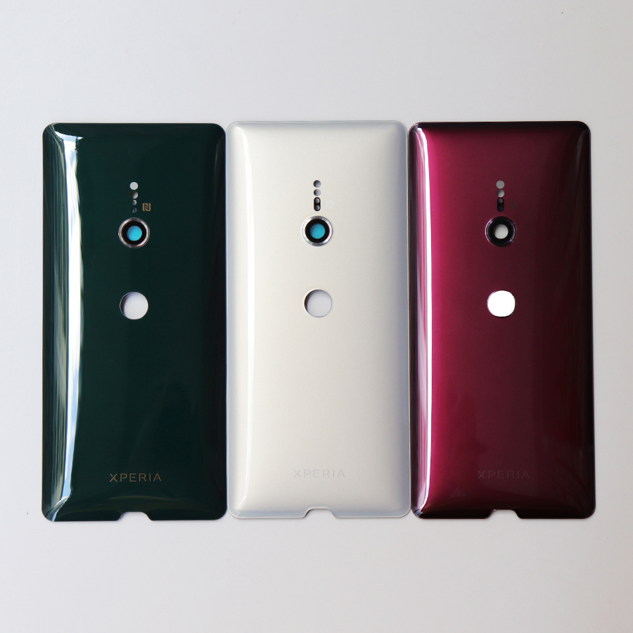 Vitre Arrière Pour Sony Xperia XZ3 - Couleurs Variées (argent, Blanc, Rouge, Noir, Vert) - Neuf