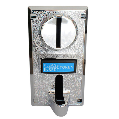 Electronic Roll Down Coin Acceptor Mech Arcade Game Multicade Ticket Redemption