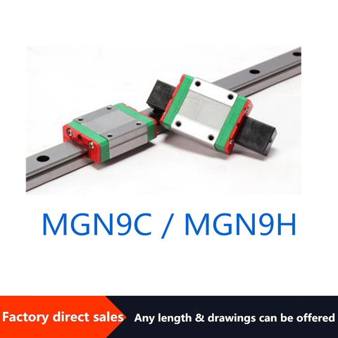 High precision small slide rail miniature linear guide rail slider MGN9C/MGN9H anti-rust can be customized ► Photo 1/1