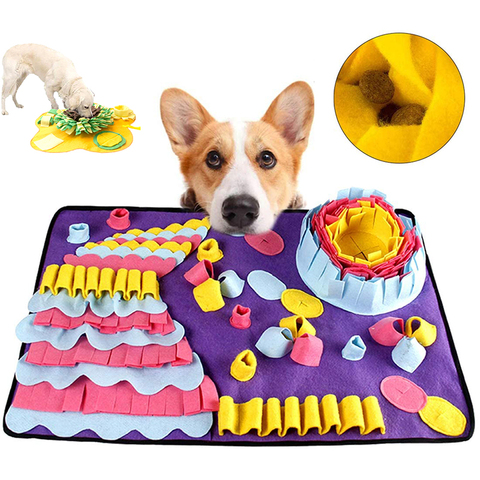 Dogs Snuffle Mat Pet Leak Food Anti Choking Mat Cat Dog Training