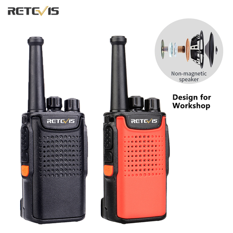 Retevis RT667 PMR446 Radio Walkie Talkie 2 pcs 3000mAh PMR 446 VOX Non-magnetic Speaker Walkie-Talkies Two-way Radio For Hunting ► Photo 1/6